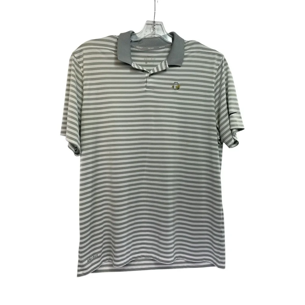 Nike / White Manor‎ C.C. Mens Sz XL White Grey  Golf Polo Shirt (R22) NW/OTs